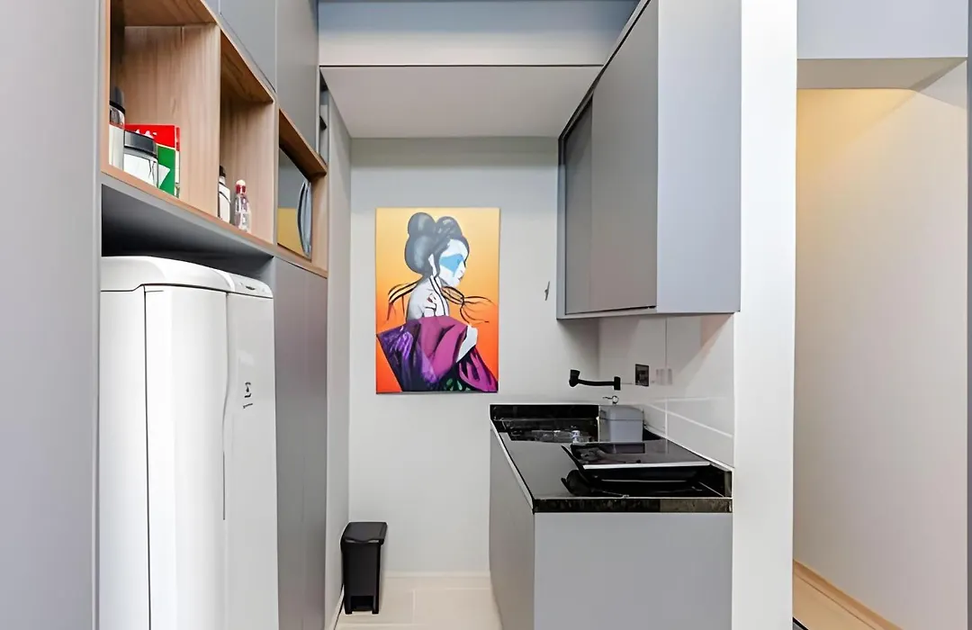 Studio incrível no Condo clube sky, batel soho by UROOMS-1